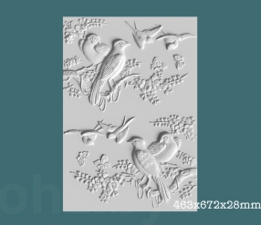 Панели Дикарт3D Птицы