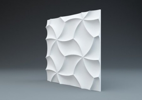Оригами - гипсовые стеновые панели