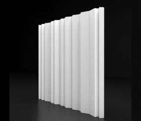 Zebrano-гипсовые стеновые панели