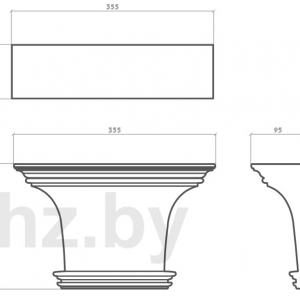 Размеры капитель 1.21.003