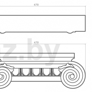Размеры капители 1.21.006