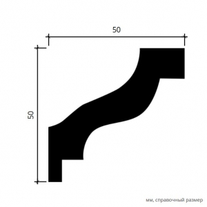 Размеры карниза 6.50.103