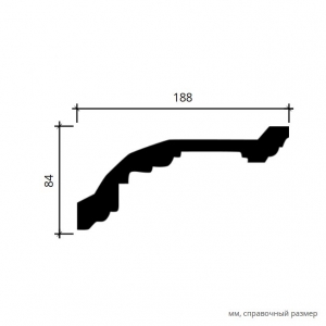 Размеры карниза 1.50.109