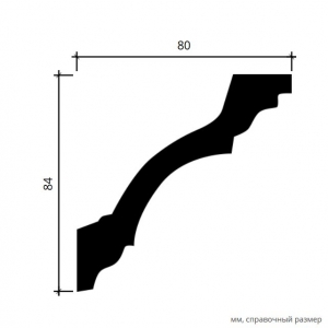 Размеры карниза 6.50.113