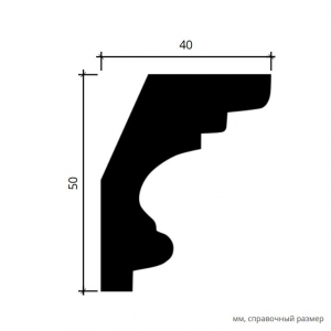 Размеры карниза 1.50.122
