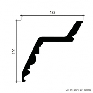 Размеры карниза 1.50.137