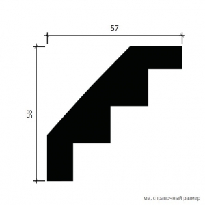 Размеры карниза 1.50.140