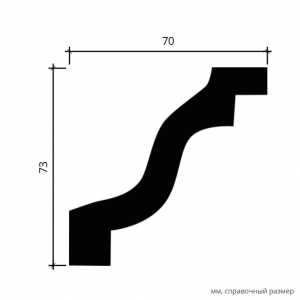 Размеры карниза 1.50.143