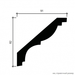 Размеры карниза 1.50.161