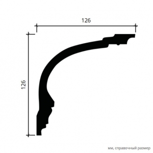 Размеры карниза 1.50.164
