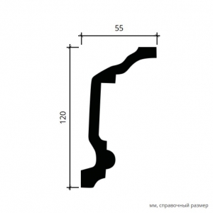 Размеры карниза 1.50.177