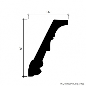 Размеры карниза 1.50.186
