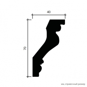 Размеры карниза 1.50.192