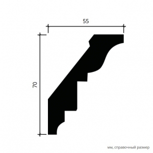 Размеры карниза 1.50.196
