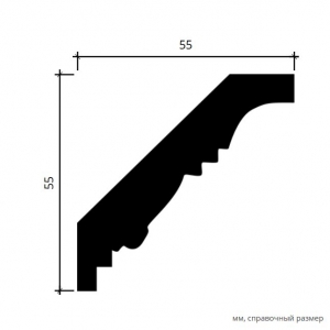 Размеры карниза 1.50.200
