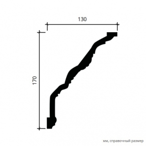 Размеры карниза 1.50.201