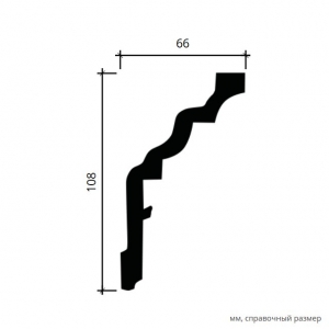 Размеры карниза 1.50.253