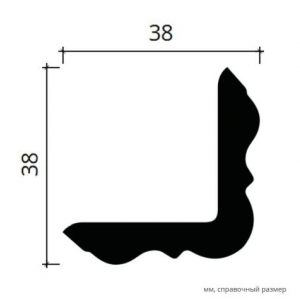 Размеры угла 1.50.257