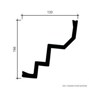 Размеры карниза 1.50.260