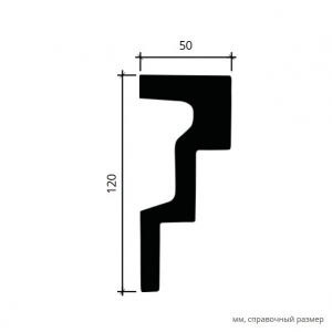 Размеры карниза 1.50.262