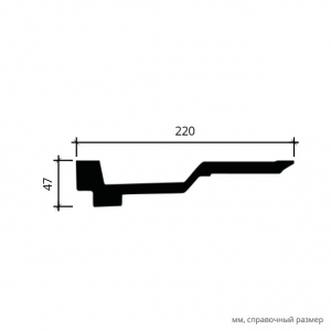 Размеры карниза 1.50.269