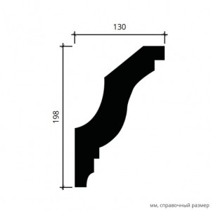 Размеры карниза 1.50.273