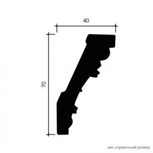 Размеры карниза 1.50.282