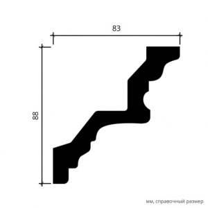 Размеры карниза 1.50.286
