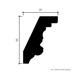 Размеры карниза 1.50.289