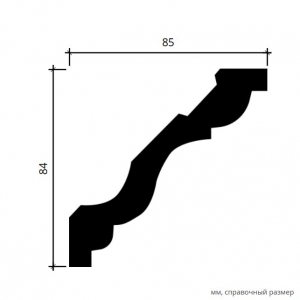 Размеры карниза 1.50.293