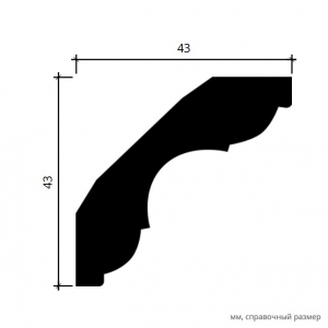 Размеры карниза 1.50.294