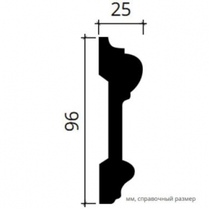 Размеры молдинга 6.51.307
