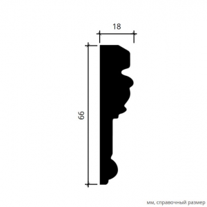 Размеры молдинга 1.51.314