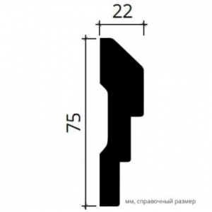 Размеры молдинга 1.51.315