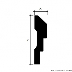 Размеры молдинга 1.51.315