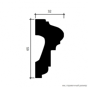 Размеры молдинга 1.51.318