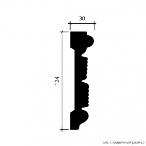 Размеры молдинга 1.51.319