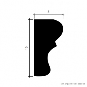 Размеры молдинга 6.51.321