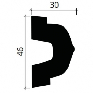 Размеры молдинга 1.51.328