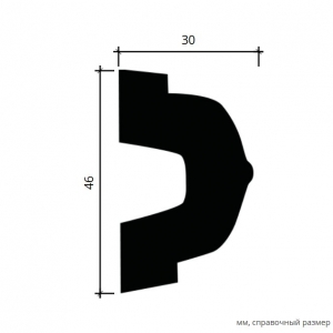 Размеры молдинга 1.51.328