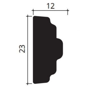 Размеры молдинга 1.51.329