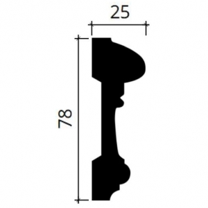 Размеры молдинга 1.51.340