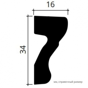 Размеры молдинга 1.51.346