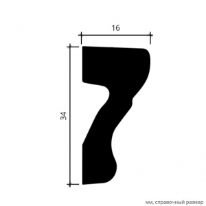 Размеры молдинга 1.51.346
