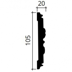 Размеры молдинга 1.51.349