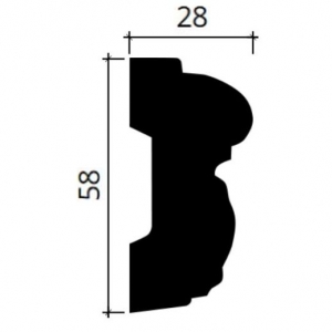 Размеры молдинга 1.51.351