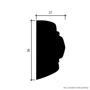 Размеры молдинга 1.51.352