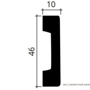 Размеры молдинга 6.51.362