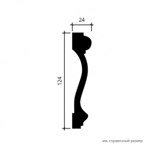 Размеры молдинга 1.51.367