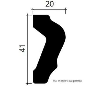 Размеры молдинга 1.51.375